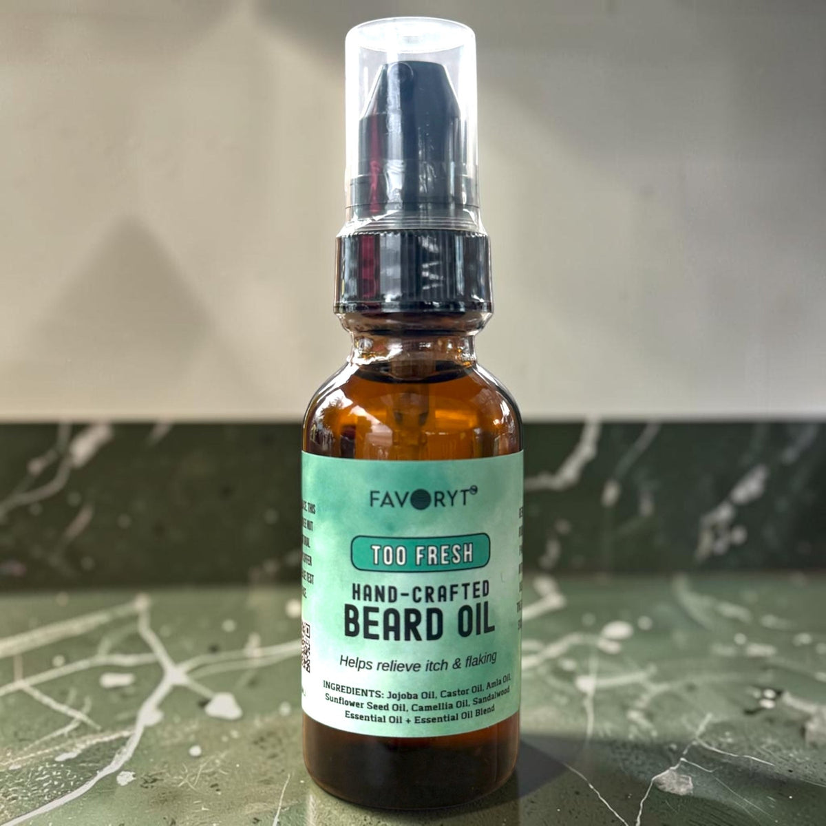 Too Fresh Natural Beard Oil | Softens Beard + Moisturizes Skin - FAVORYT BRAND