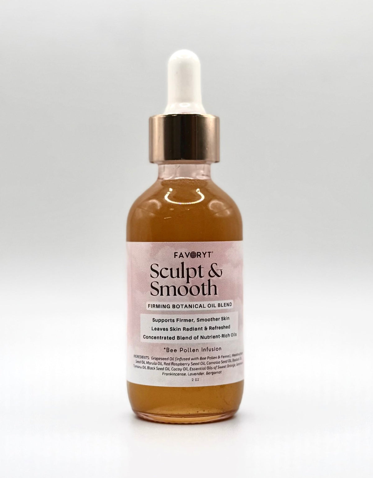FAVORYT Sculpt & Smooth – Natural Skin Oil with Bee Pollen & Botanicals - FAVORYT BRAND