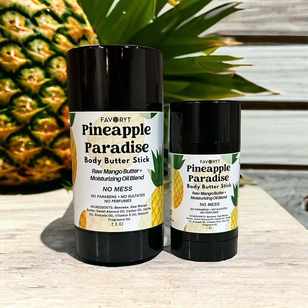 *New Formula! Pineapple Paradise Mango Butter Skin Balm Stick - FAVORYT BRAND