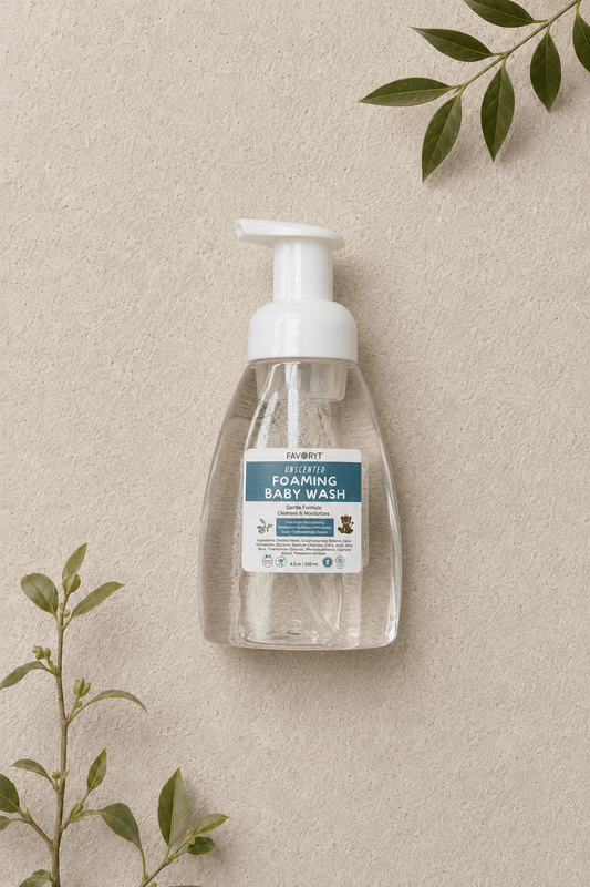 *New Gentle Baby Wash | Fragrance-Free for Sensitive, Eczema-Prone Skin - FAVORYT BRAND