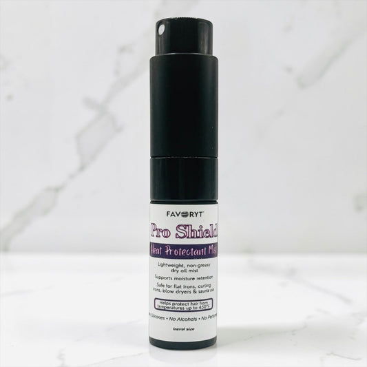 Pro Shield Heat Protectant Mist — 100% Natural Dry Oil for Sauna & Styling - FAVORYT BRAND