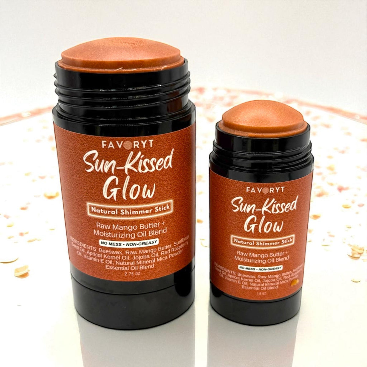 Sun-Kissed Glow Natural Shimmer Skin Balm Stick - FAVORYT BRAND