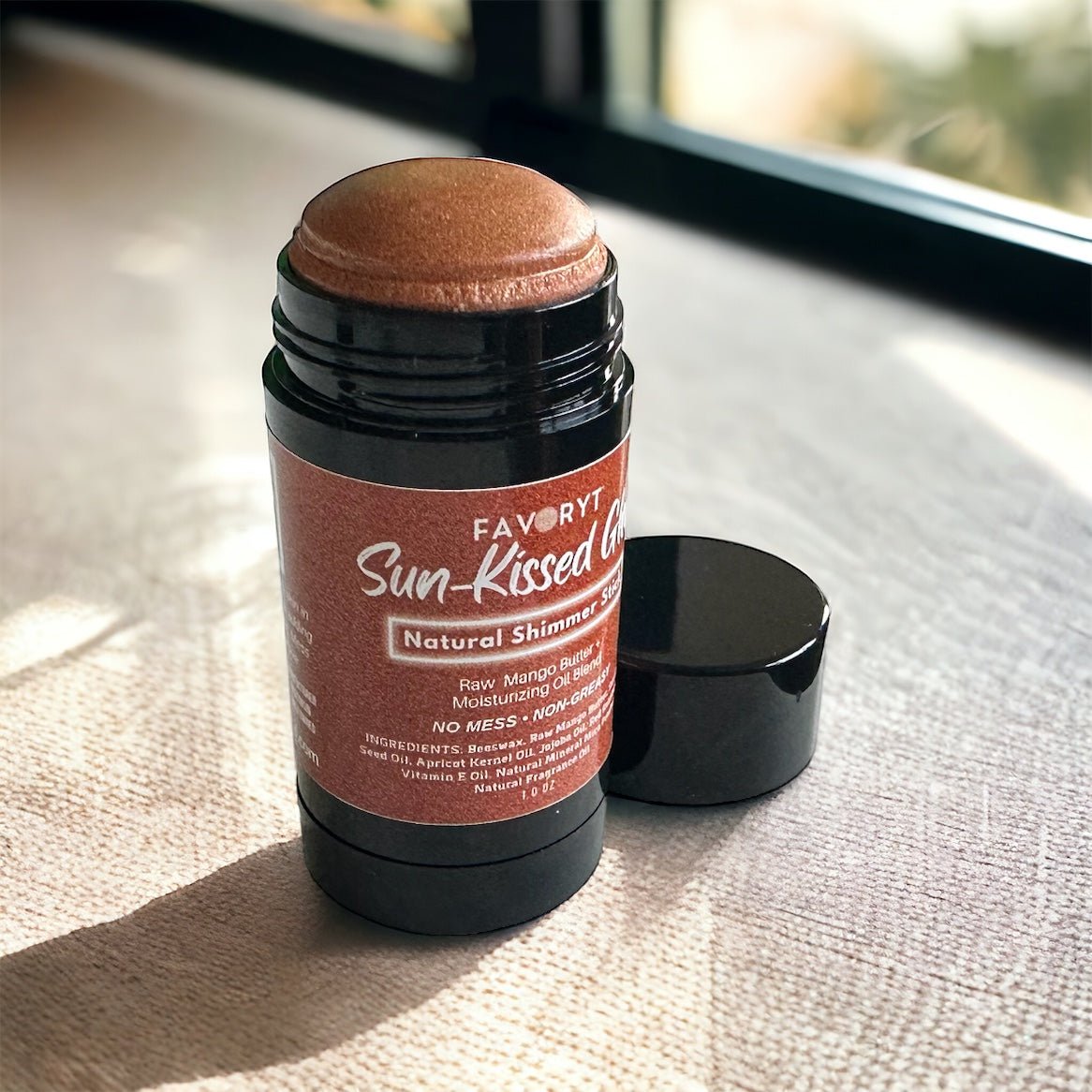 Sun-Kissed Glow Natural Shimmer Skin Balm Stick - FAVORYT BRAND