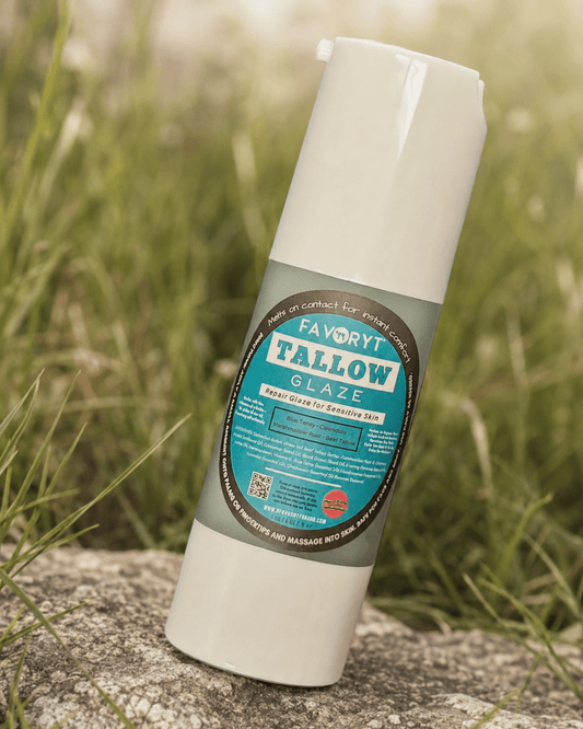 Tallow Soothe Glaze | Grass-Fed Beef Tallow Moisturizer with Blue Tansy & Calendula - FAVORYT BRAND